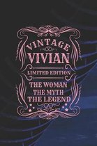 Vintage Vivian Limited Edition the Woman the Myth the Legend