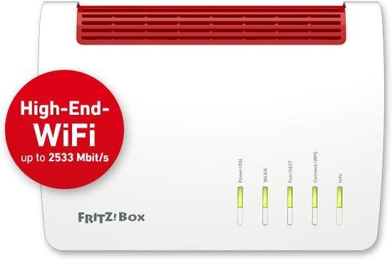 FRITZ!Box 7590 - Router - 2600 Mbps