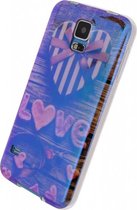 Oil Hoesje Samsung Galaxy S5 Love Heart