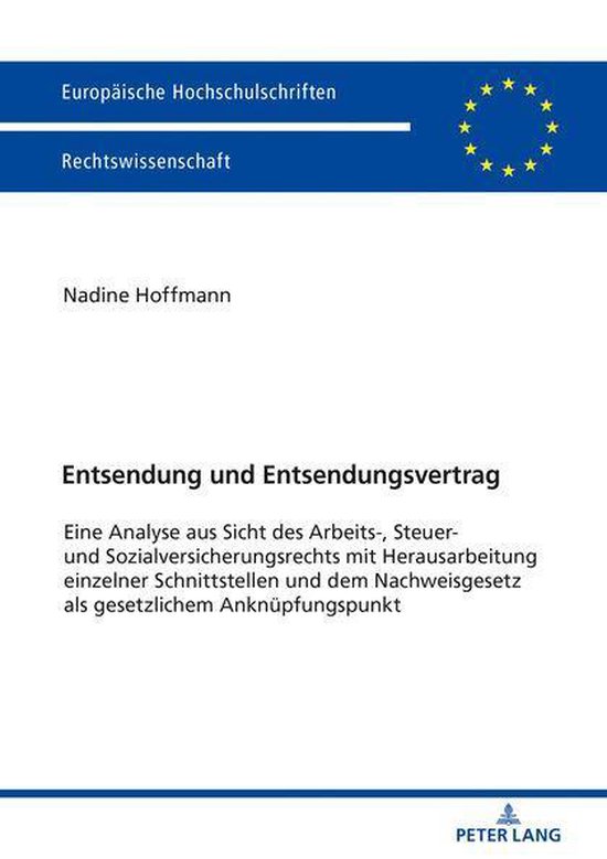 Europaeische Hochschulschriften Recht 5995 - Entsendung und  ... - cover