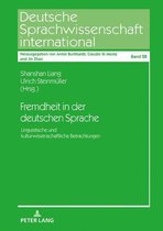 Deutsche Sprachwissenschaft international 28 - Fremdheit in der deutschen Sprache