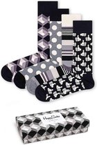Coffret Cadeau Happy Socks Noir & Blanc - Taille 36-40