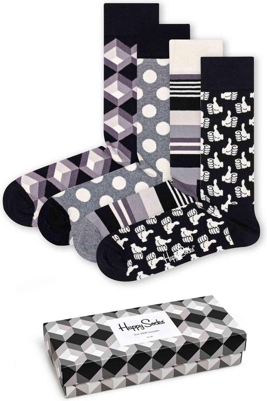 Happy Socks Black & White giftbox