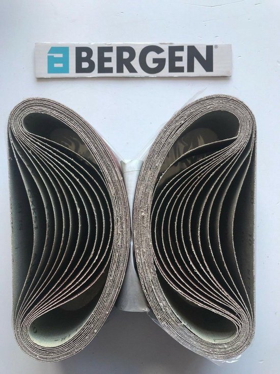Schuurbanden 75 x 457 mm gemixte grofte voor bandschuurmachines 25 stuks - US.PRO Tools by Bergen