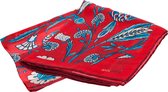 BiggDesign Granaatappel Burkina Zijde Sjaal , special design , speciaal ontwerp, kleurrijke sjaal , 100% Zijde Voile , 90 cm x 90 cm