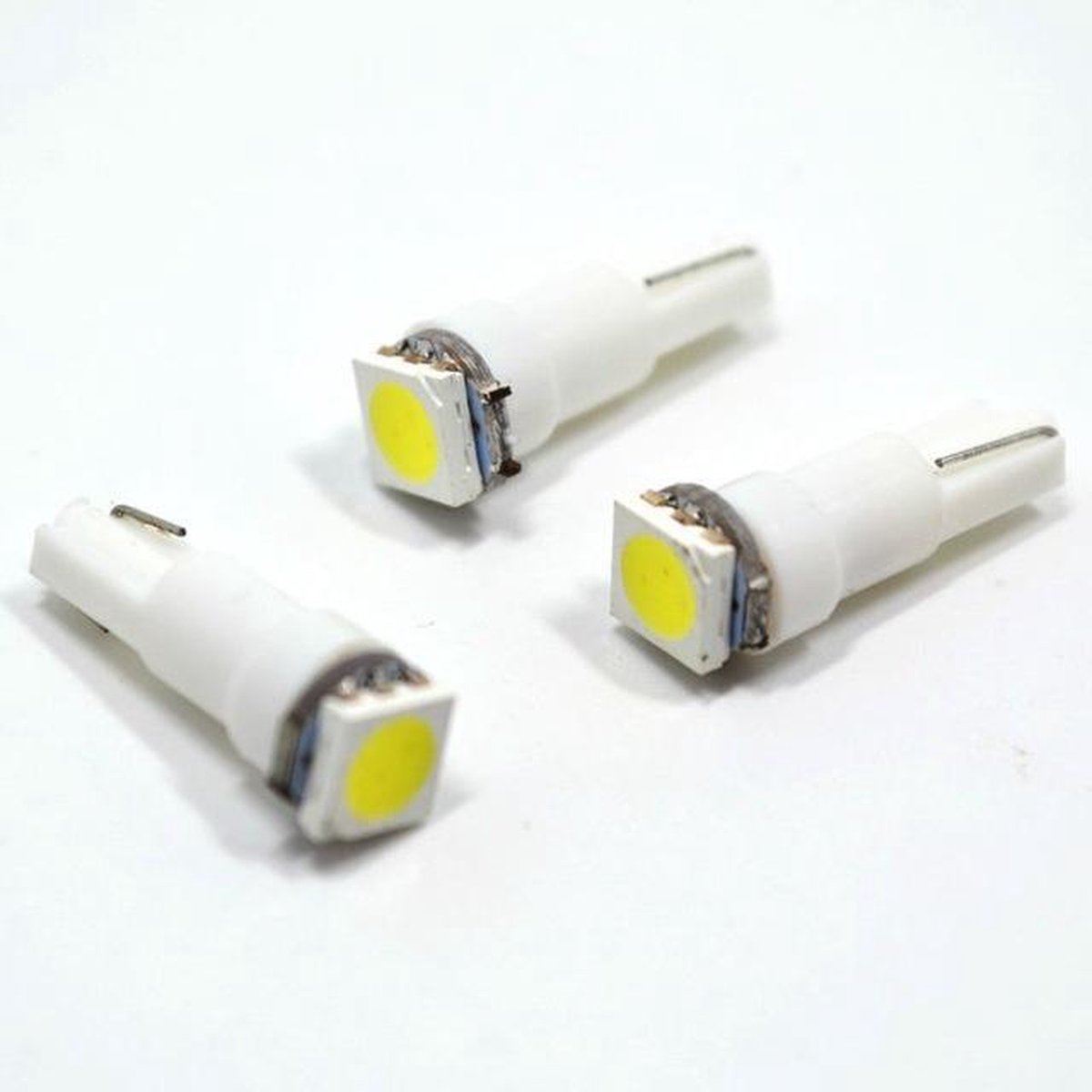 Auto LEDlamp 2 stuks | autoverlichting LED T5 | high power xenon wit 6000K | 12V DC