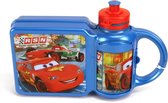 Cars Broodtrommel / Lunchtrommel met Bijpassende Drinkfles voor Kinderen | Lunch Trommel | Lunchboxen | Drinkbeker | Drinkbekers | Lunch Box | Lunchbox | BPA Vrij