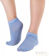Chaussettes de yoga antidérapantes `` Relax '' - bleues - également adaptées au Pilates et au Piloxing - plusieurs couleurs disponibles - Boutique Pilates
