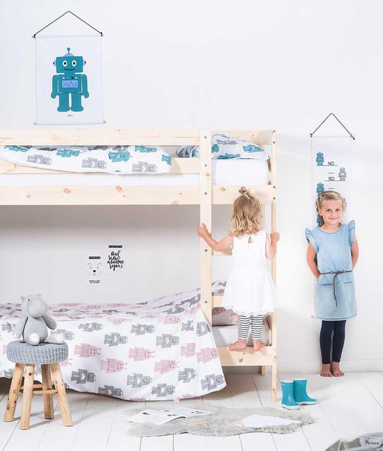 Jollein poster Robot pink
