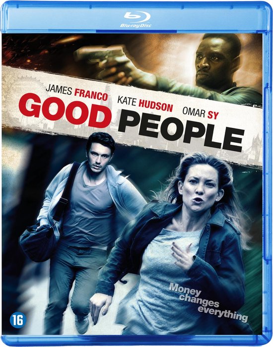 Blu-ray hoes voor 'Good People' met James Franco, Kate Hudson en Omar Sy. Tekst: 'Money changes everything'.