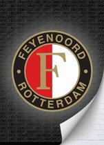 Schrift Feyenoord Grijs - A4 Gelijnd