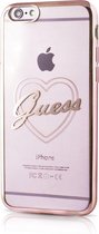 iPhone 6s/6 hoesje - Guess - Rose goud - TPU