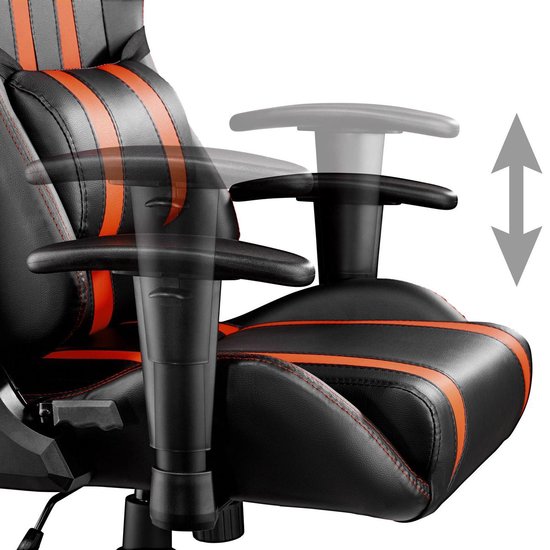 Gevlekt solide Renaissance TecTake Gaming chair - bureaustoel Premium racing zwart oranje - 402233 |  bol.com