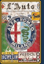 Wandbord - Alfa Romeo Milano