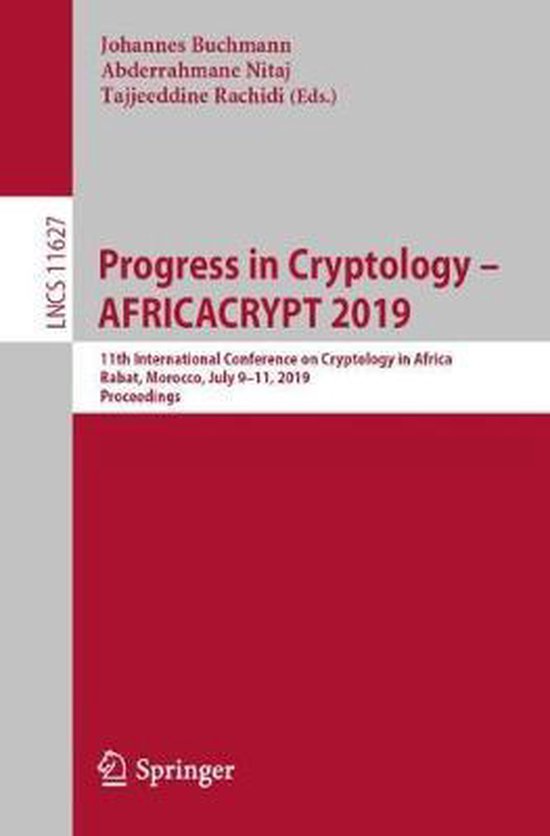 Lecture Notes in Computer Science11627- Progress in Cryptolo ... - cover