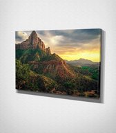Green Mountain Canvas - 100 x 70 cm