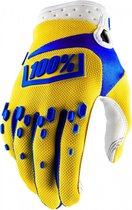 100% Airmatic fietshandschoenen geel Handschoenmaat M