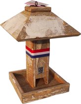 Voederhuisje voor vogels staand en hangend – 26cm vogelvoederhuisje hout