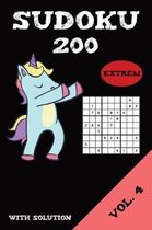 Sudoku 200 Extrem With Solution Vol. 4