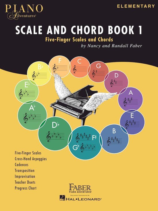 Piano Adventures Scale and Chord Book 1 - cover