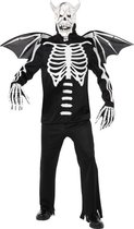 "Demonskelettenkostuum voor volwassenen Halloween - Verkleedkleding - Medium"