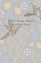 Bird & Flower Pattern Address Book