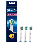 Bol.com Oral-B Floss Action Opzetborstels EB25 - 3 stuks - voor de elektrische tandenborstel aanbieding