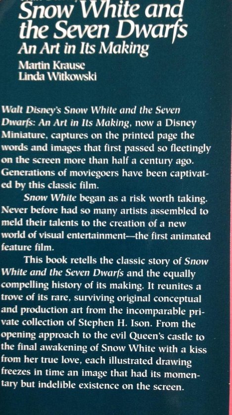 Walt Disney's Snow White and the Seven Dwarfs