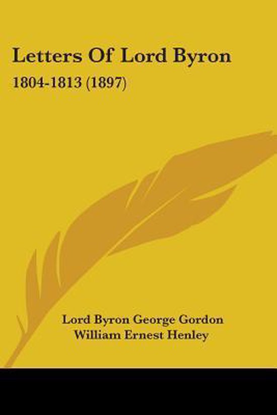 Letters of Lord Byron, Lord Gordon Byron 9780548789148 Boeken