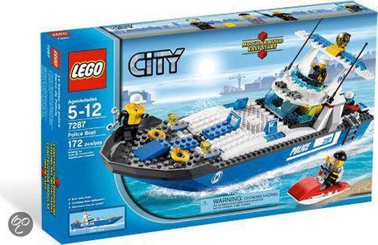 LEGO City Politieboot - 7287 | bol.com