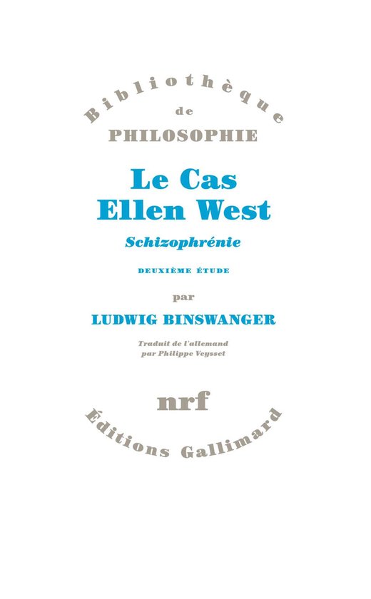 Le Cas Ellen West. Schizophrénie. Deuxième étude - cover