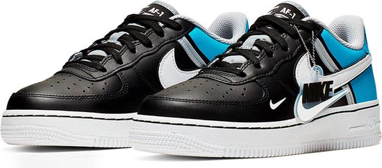 patroon Er is een trend Wapenstilstand Nike Sneakers - Maat 33 - Unisex - zwart/ blauw/ wit | bol.com