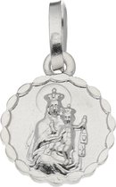Classics&More hanger - medaille - zilver - 11 x 9 mm - rond - scapulier