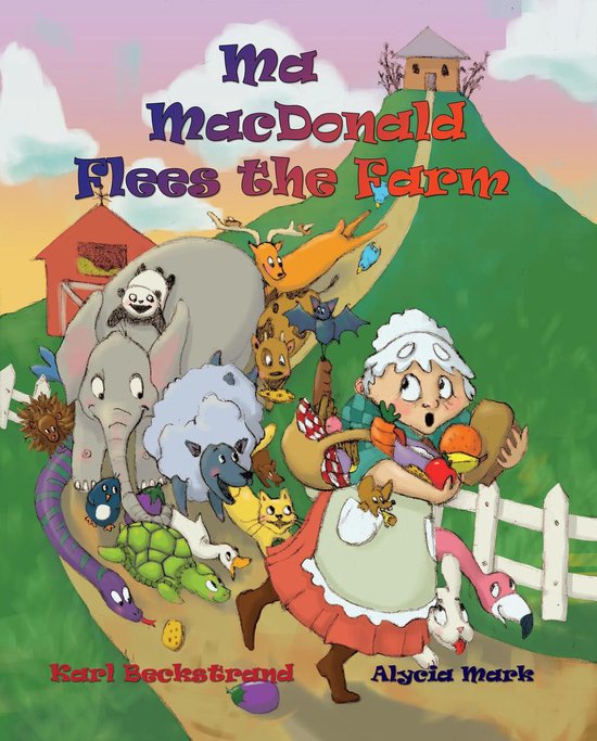 Activity Books for Kids 5 - Ma MacDonald Flees the Farm: It' ... - cover