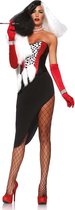 Cruel Diva kostuum - L - Multicolours - Leg Avenue