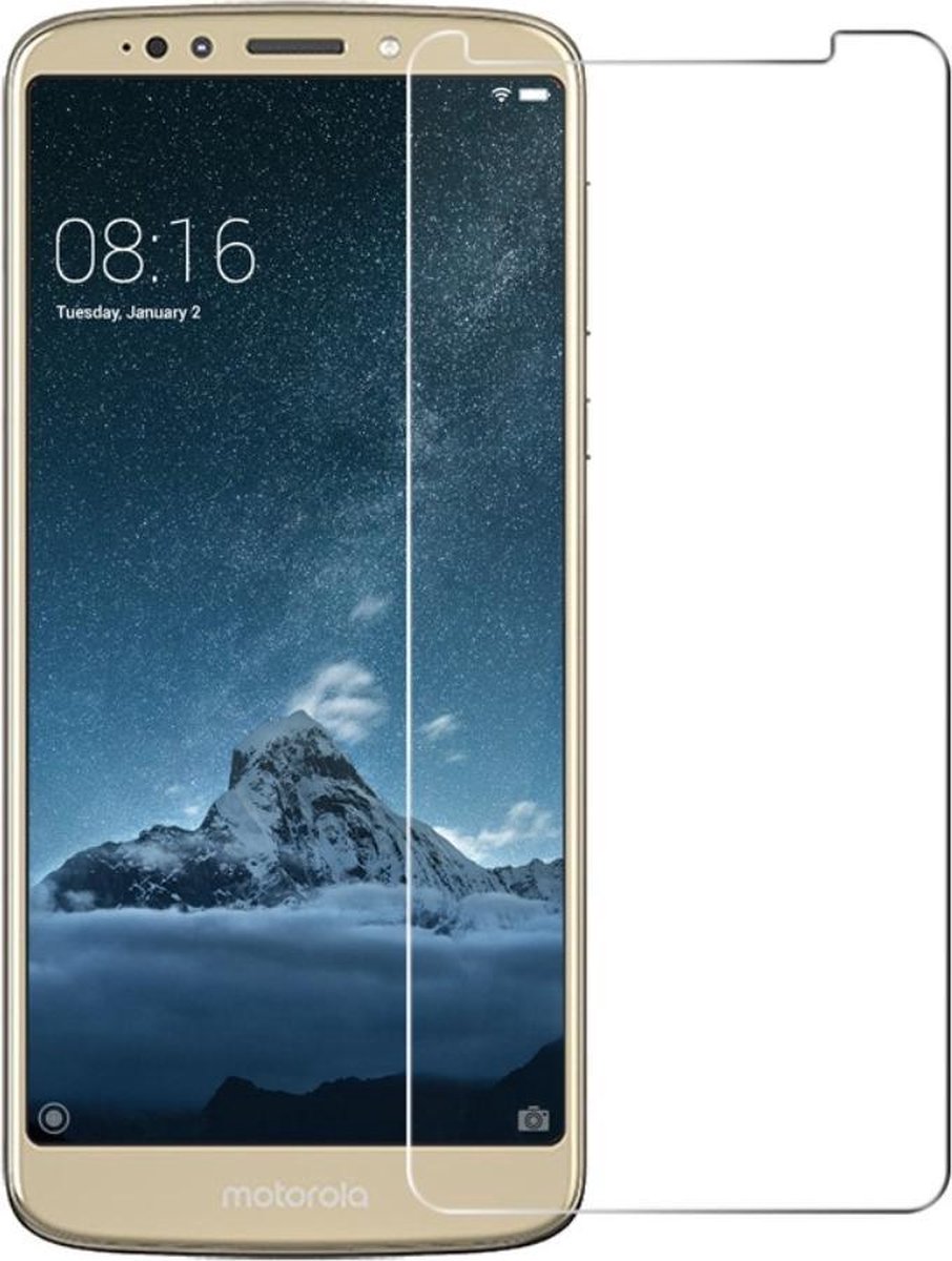9H Tempered Glass - Geschikt voor Motorola Moto E5 Plus Screen Protector - Transparant