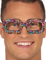 FIESTAS GUIRCA, S.L. - Veelkleurige pop bril voor volwassenen - Accessoires > Brillen