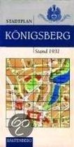 Stadtplan von Königsberg. Stand 1931