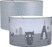 Little Dutch Ronde Hanglamp - 20 x 30 cm - Silhouette - Blauw