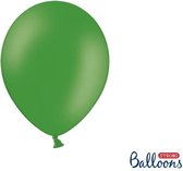 Strong Balloons 27cm, Pastel donker groen (1 zakje met 50 stuks) super sterke ballonnen
