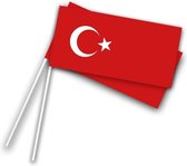 Vlag Turkije (50 stuks)