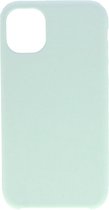 Shop4 - iPhone 11 Pro Hoesje - Zachte Back Case Mat Licht Groen