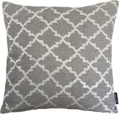 Jacquard Eden Silver Grey Kussenhoes | Katoen / Polyester | 45 x 45 cm