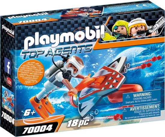 Playmobil Top Agents Propulseur Sous-Marin Spy Team | bol.com