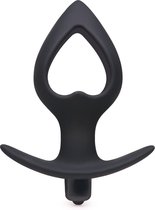 Blackdoor Collection Buttplug Vibrator – Anker Buttplug – Harten Vorm Medium – 11.5 cm – Zwart