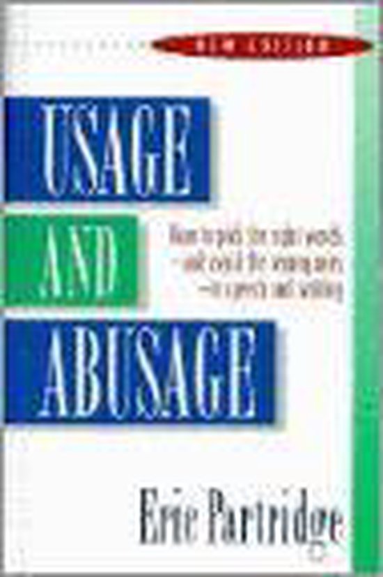 Usage and Abusage - cover