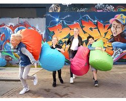 Sit&joy Kinder Zitzak Stoel Bumba - Limoen