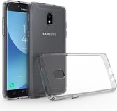 HB Hoesje Geschikt voor Samsung Galaxy J3 2018 - Siliconen Back Cover - Transparant