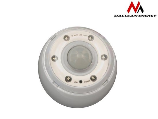 Maclean Lampe LED avec détecteur de mouvement à piles Maclean MCE222 