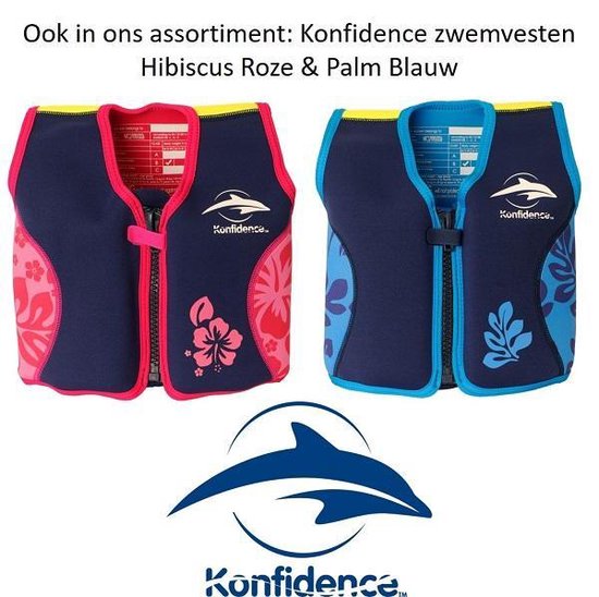 Konfidence - Zwemvest/Drijfvest kind - Rood - 4-5 jaar / 20-25 kg